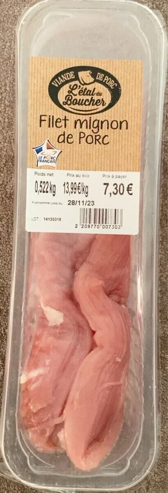 Filet migon de Porc