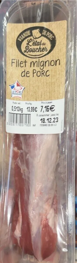 Filet mignon de porc