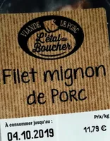 Filet mignon de porc