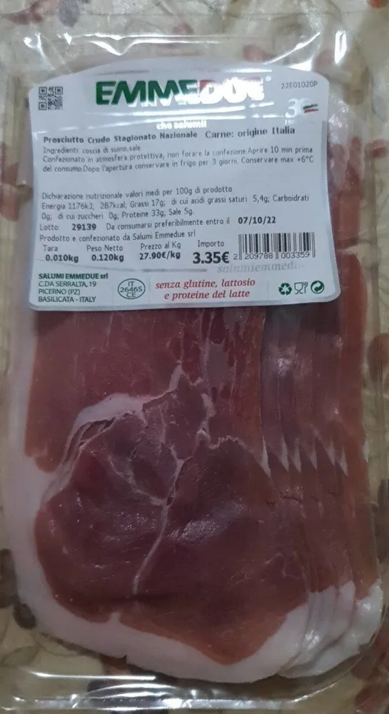 Prosciutto crudo stagionato Nazionale