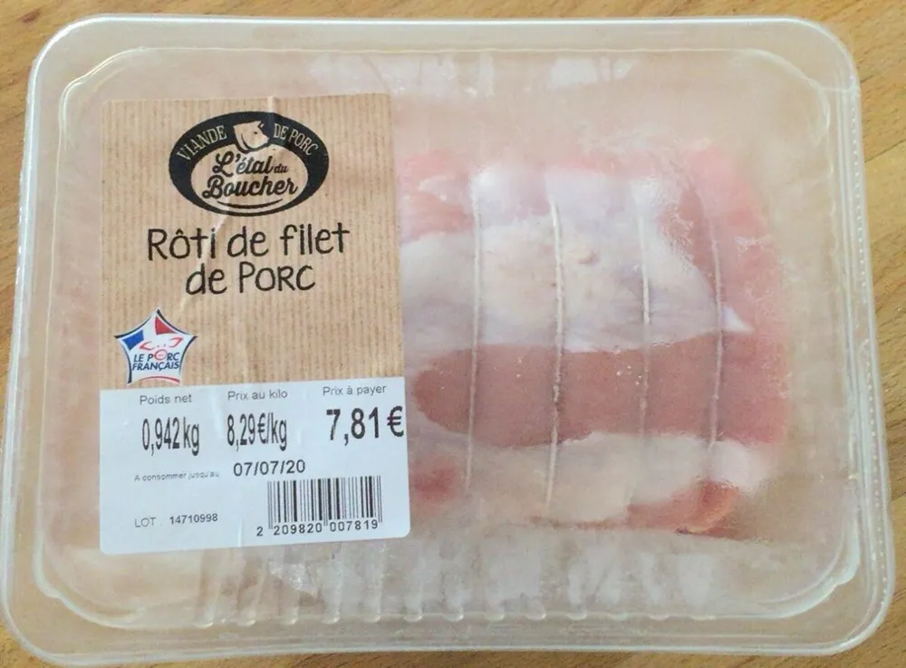 Rôti de filet de porc