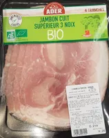 Jambon cuit supérieur 3 noix