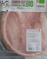 Jambon cuit supérieur aux 3 noix bio