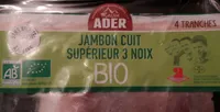 Jambon cuit supérieur 3 noix