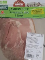 Jambon cuit bio