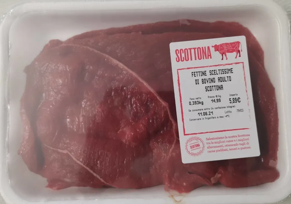 Fettine sceltissime di bovino adulto scottona