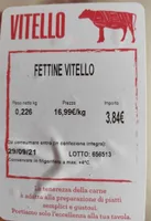 Fettine vitello