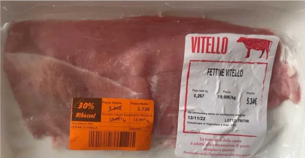 Fettine vitello