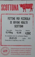 Fettine scottona