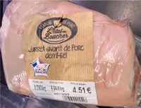 Jarret avant de porc demi sel