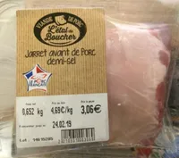Jarret avant de Porc demi-sel