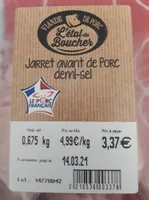 Jarret de porc demi-sel