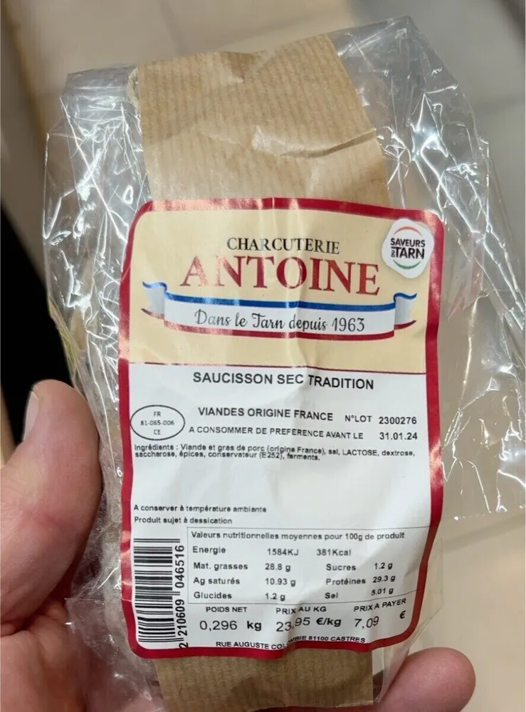 Saucisson sec tradition