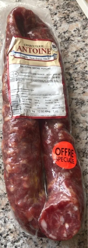 Saucisse seche Perche