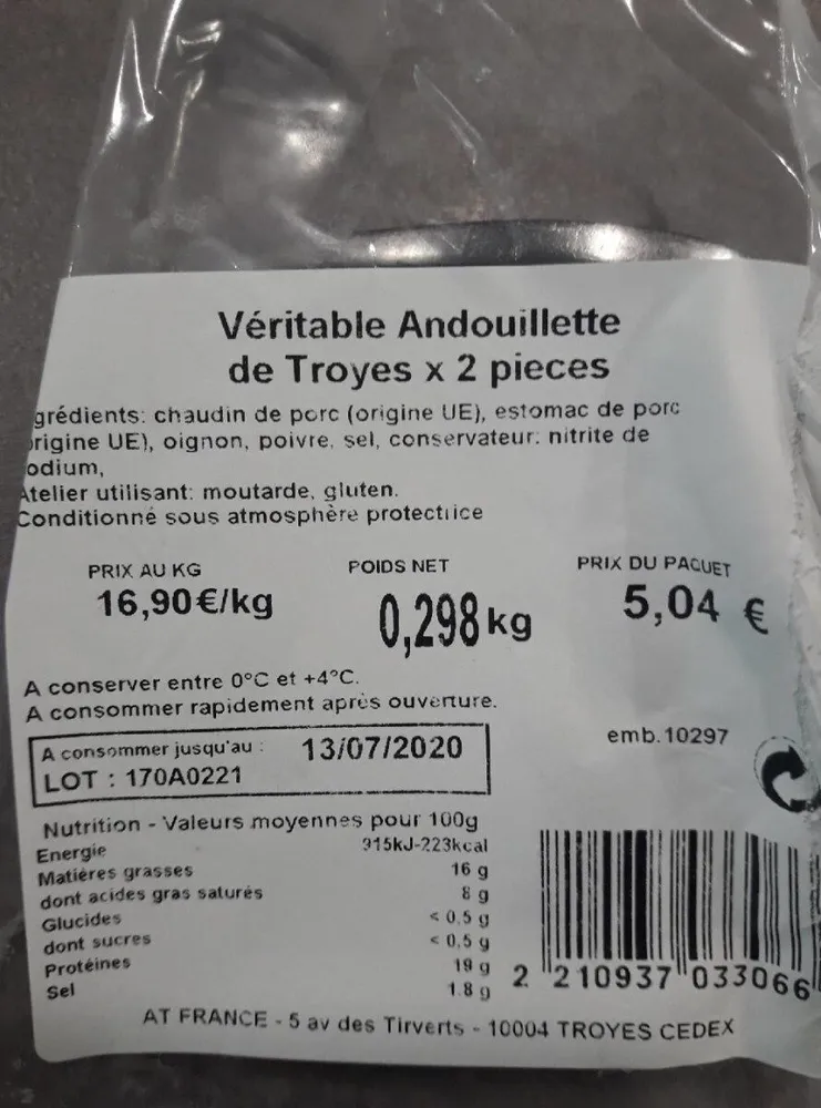 Andouillette de Troyes
