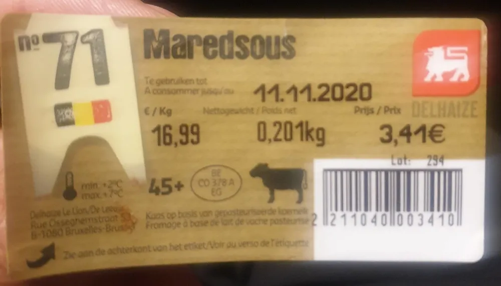 Fromage Maredsous