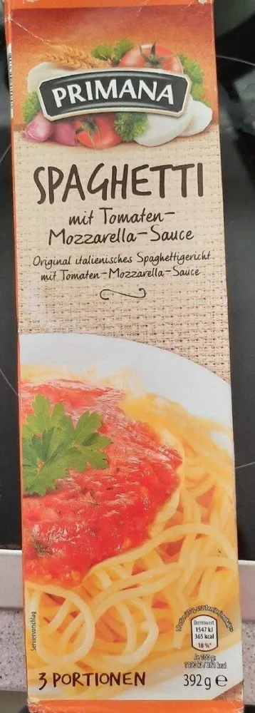 Spaghetti mit Tomaten-Mozzarella-Sauce