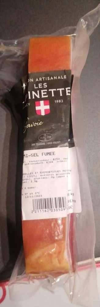 Poitrine demi sel fumée