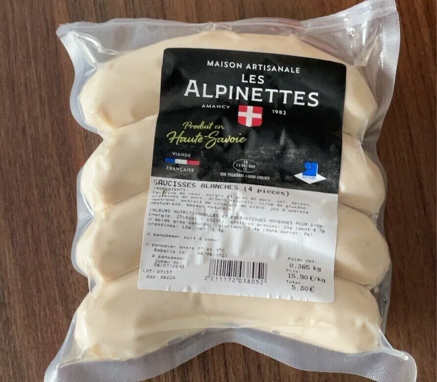 Saucisses blanches