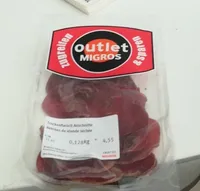 Rebibes de viande sechee