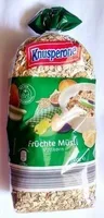 Früchtemüsli Vollkorn/Trauben-Nuss Müsli Vollkorn