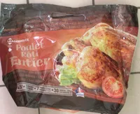 Poulet roti entier