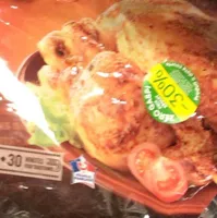 Poulet entier roti