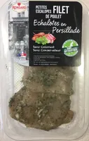 Petites escalopes de poulet à l´échalote