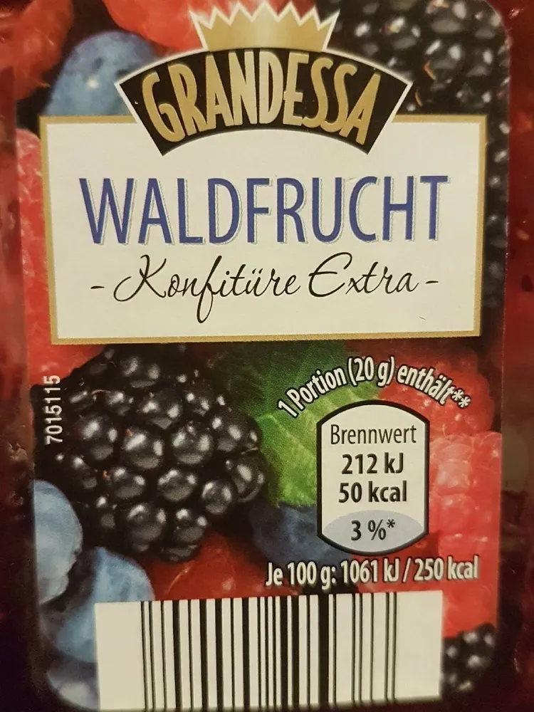 Waldfrucht Konfitüre Extra