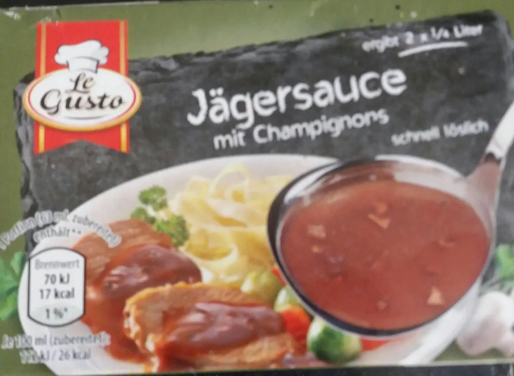 Jägersauce mit champignons