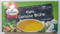Klare Gemüse Brühe