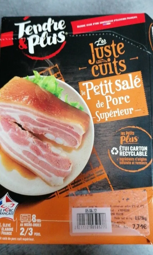Petit salé de porc