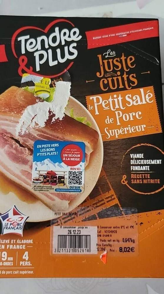 Le petit salé de porc