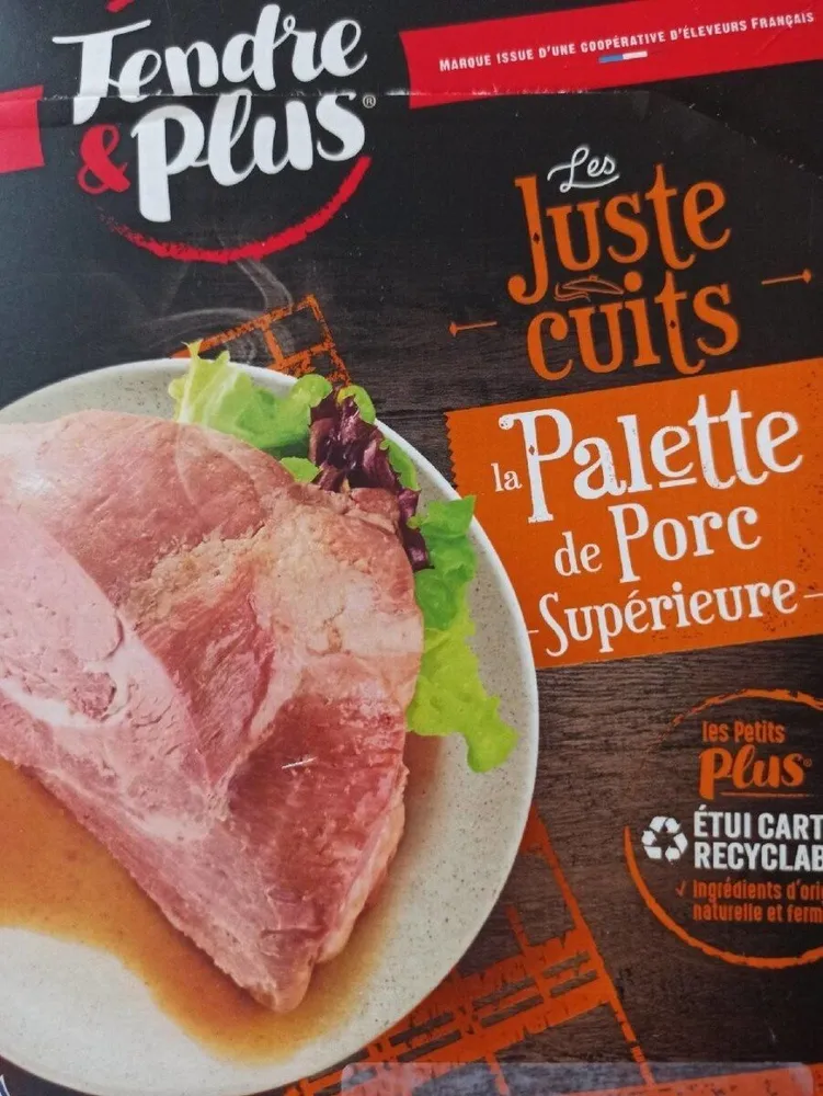 La palette de porc supérieure