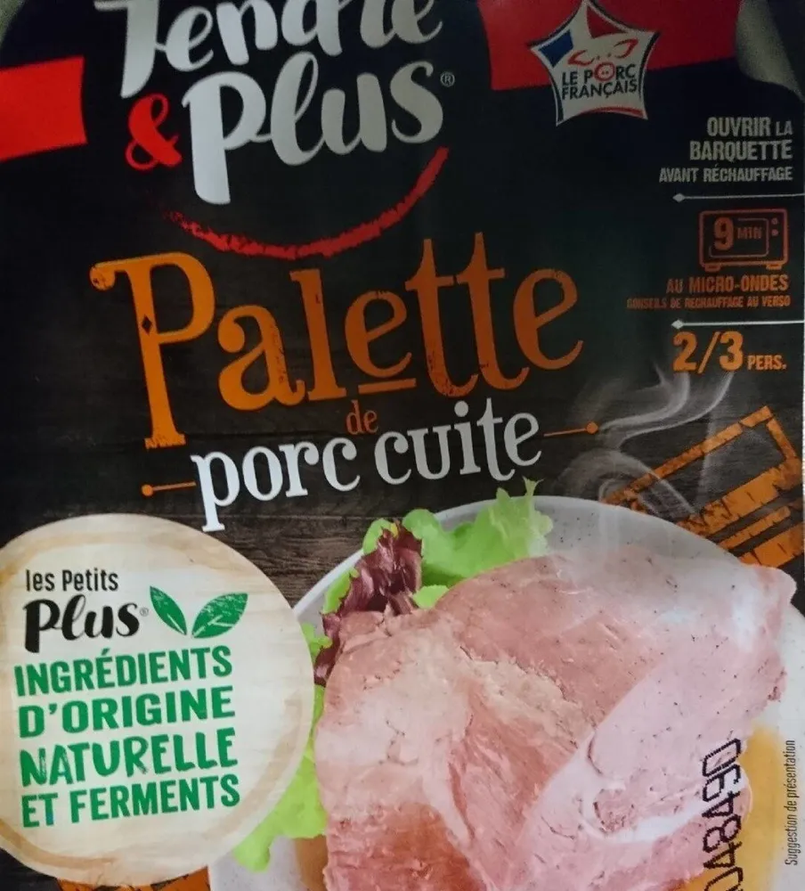Palette de porc cuite