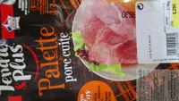 Palette de porc cuite