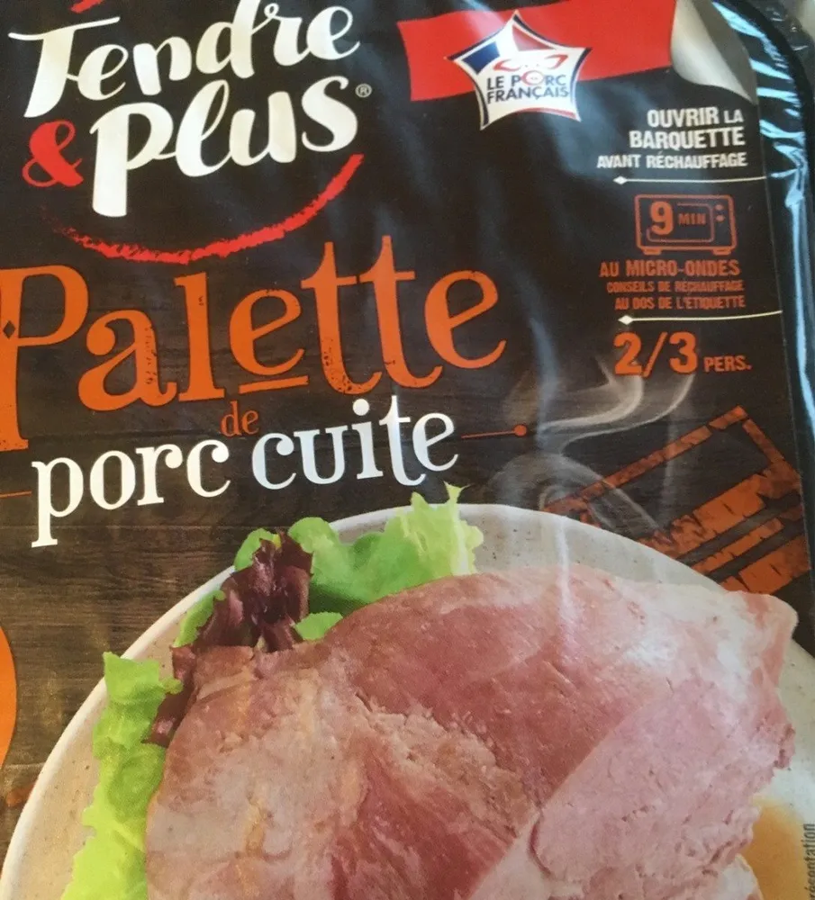 Palette de porc cuite