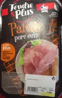 Palette porc cuite