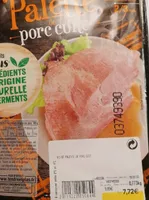 Palette porc cuite