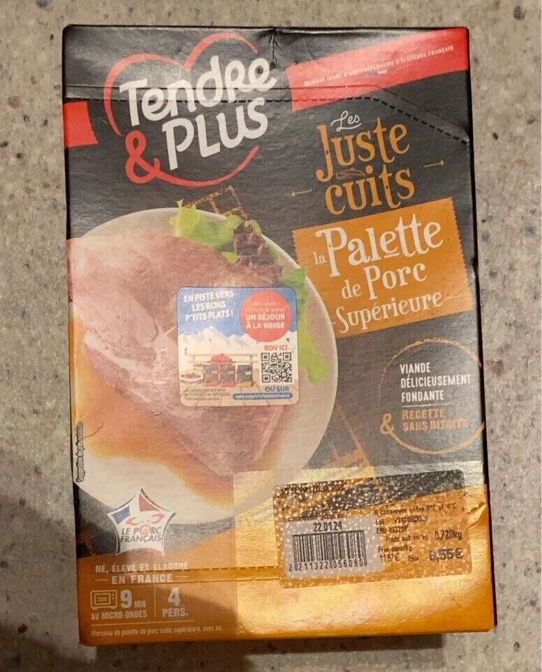 Palette de porc