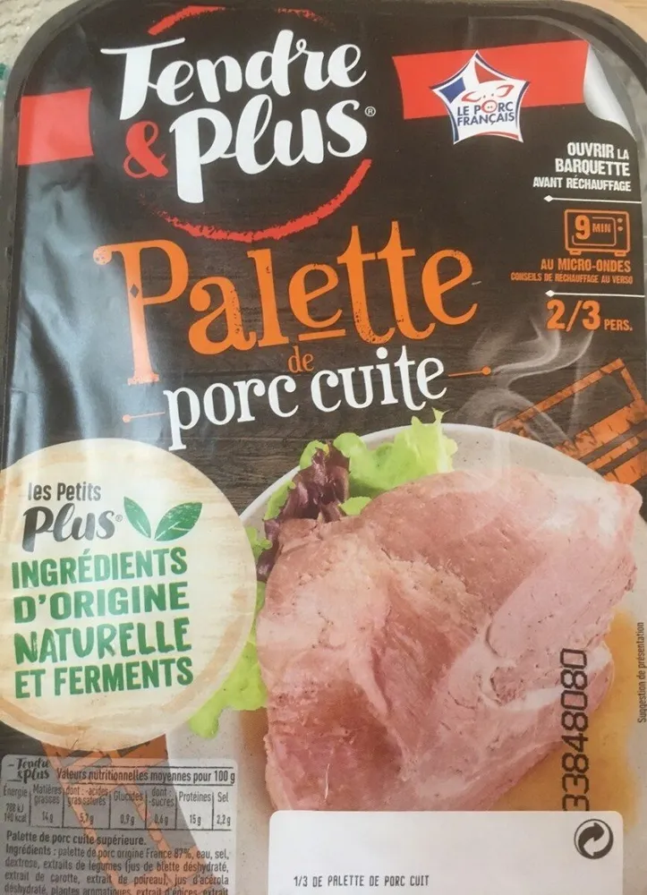Palette de porc cuite