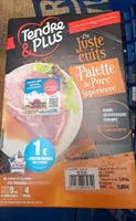 Les justes cuits.La palette de porc supérieur