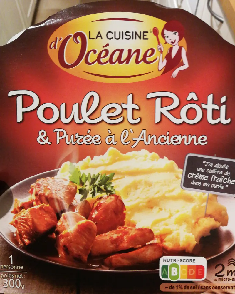 Poulet rôti & purée à l'ancienne