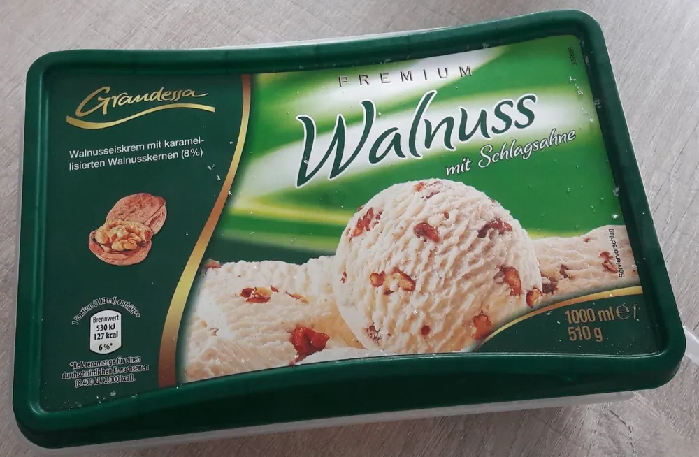 Grandessa Premium   Walnuss mit Sahne verfeinert, ...