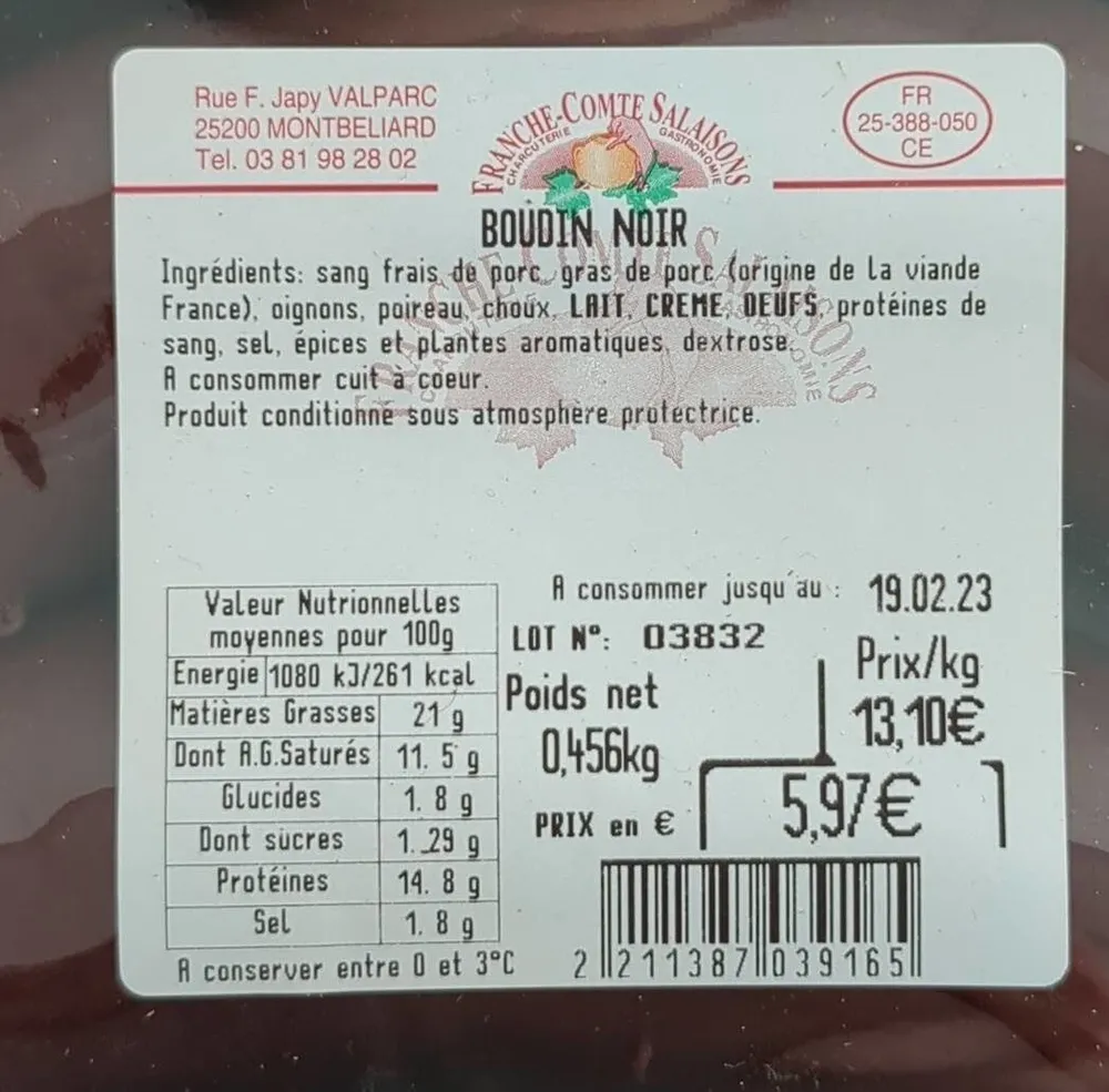 Boudin noir
