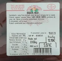Boudin noir