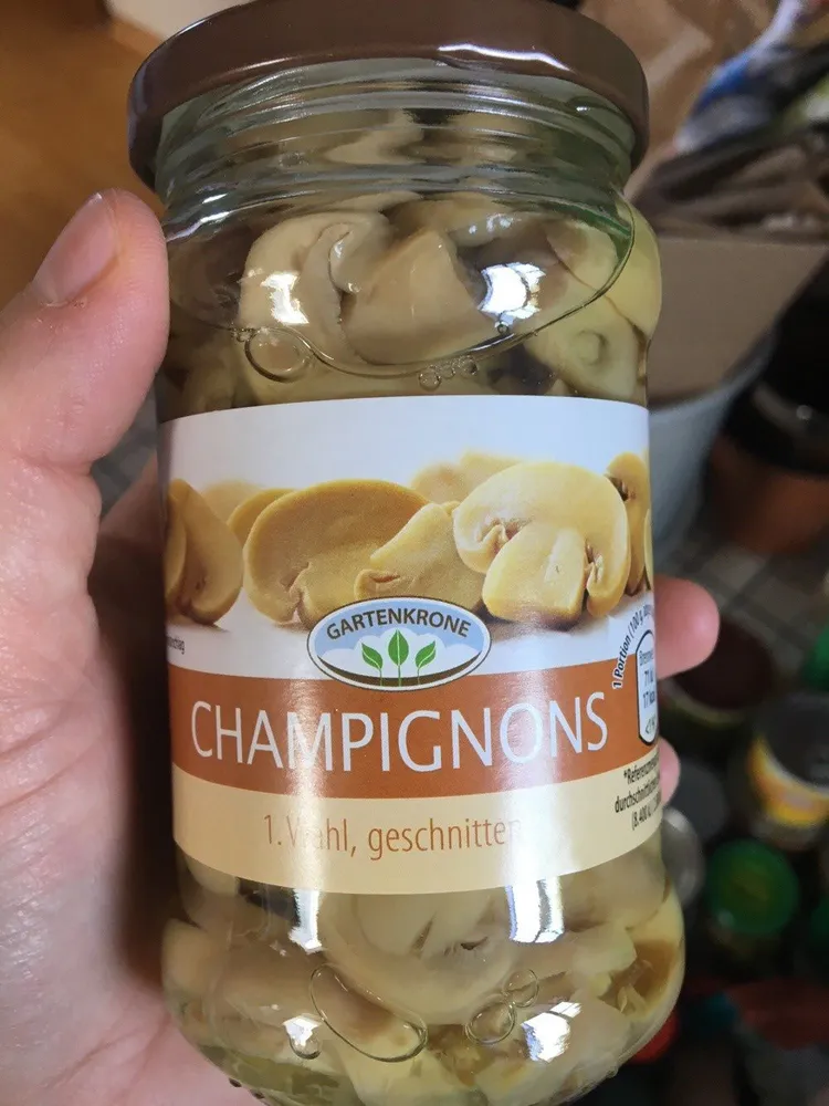 Champignons - 1. Wahl, in Scheiben