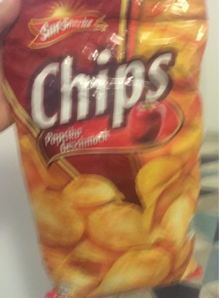 Chips Paprika Geschmack