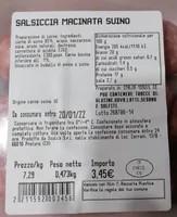 Salsiccia di suino