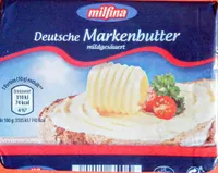 Deutsche Markenbutter mildgesäuert